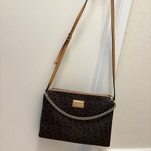 Calvin Klein monogram crossbody bag
